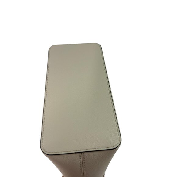 MICHAEL KORS Jet Set Small Saffiano Leather Top-Zip Tote Bag Light Cream NWT - Picture 15 of 16